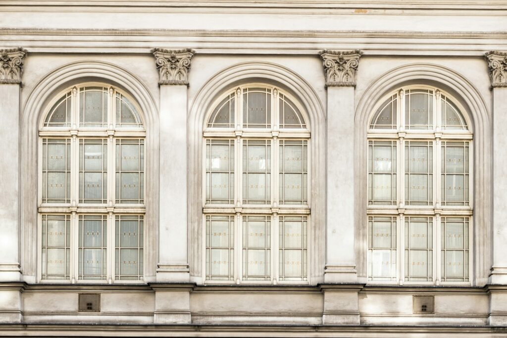 white concrete building